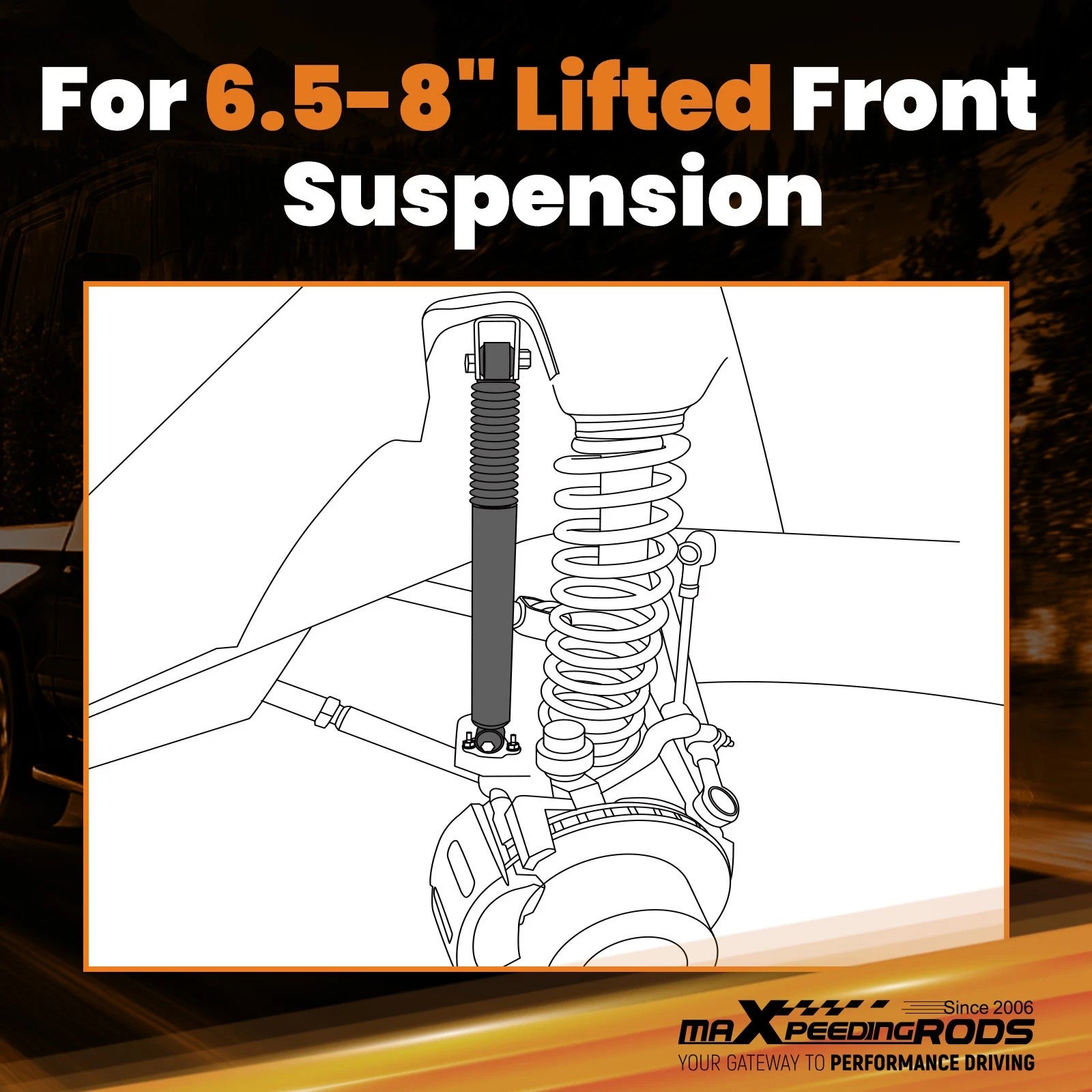 Suspension Leveling Shock Absorber for Chevy Silverado 1500 Classic (2007)