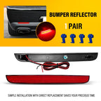 Rear Bumper Red Reflector Brake Parking Lights for Dodge Challenger (2015–2023) EXV