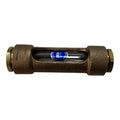 Heavy Duty Armoured Cylinder Sight Flow Indicator 6'' - 3/4''