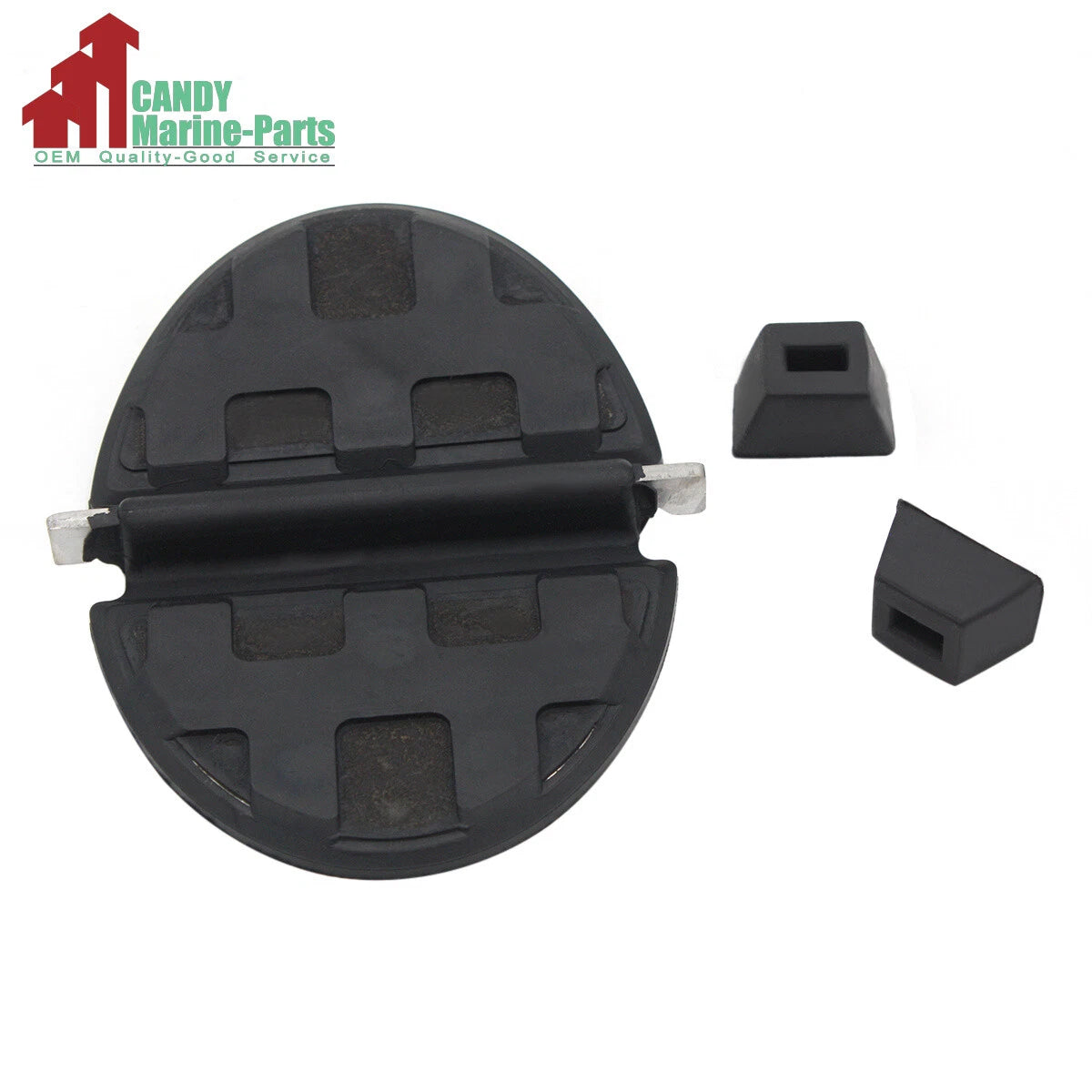 Exhaust Flapper Water Shutter & Grommets for Mercruiser 3.0L 3.7L (60930, 18-2727)