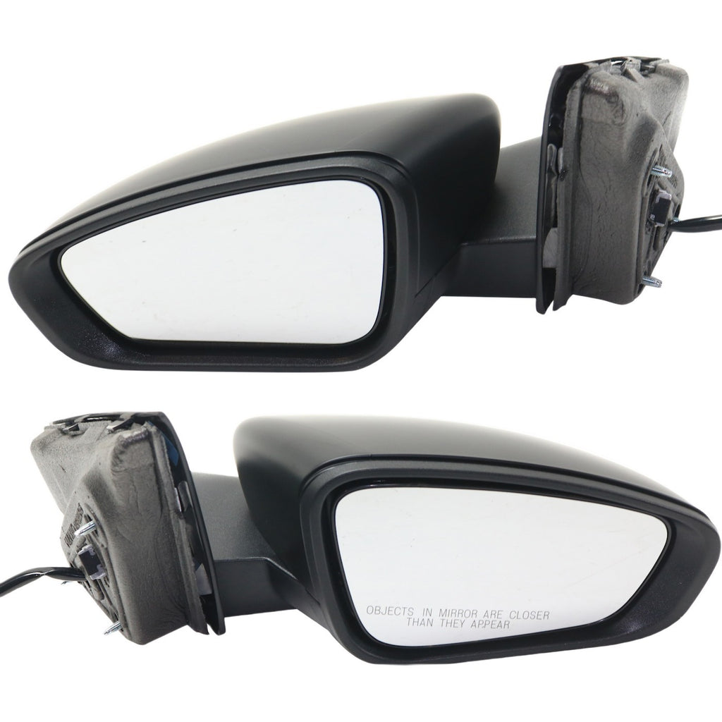 Set of 2 Manual Folding Mirrors for Chrysler 200 (2015–2017)