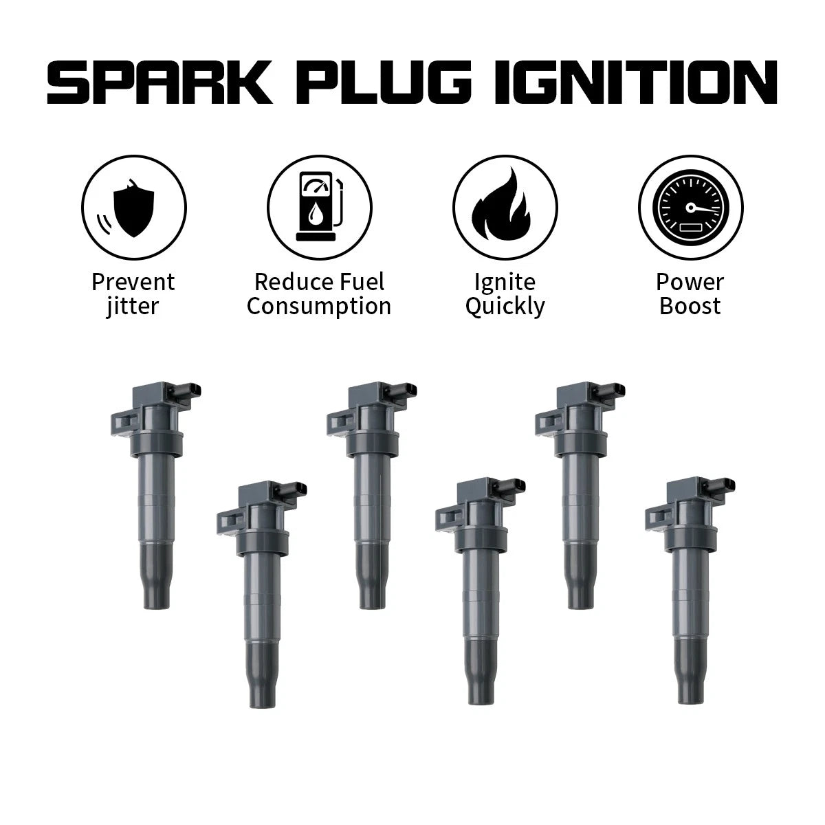 6X Ignition Coil for Kia Sedona Sorento K900 Optima Rondo (2011–2020) UF546