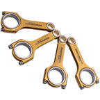 4X Titanizing Connecting Rods for Chevrolet Malibu (1490cc, ARP 2000)