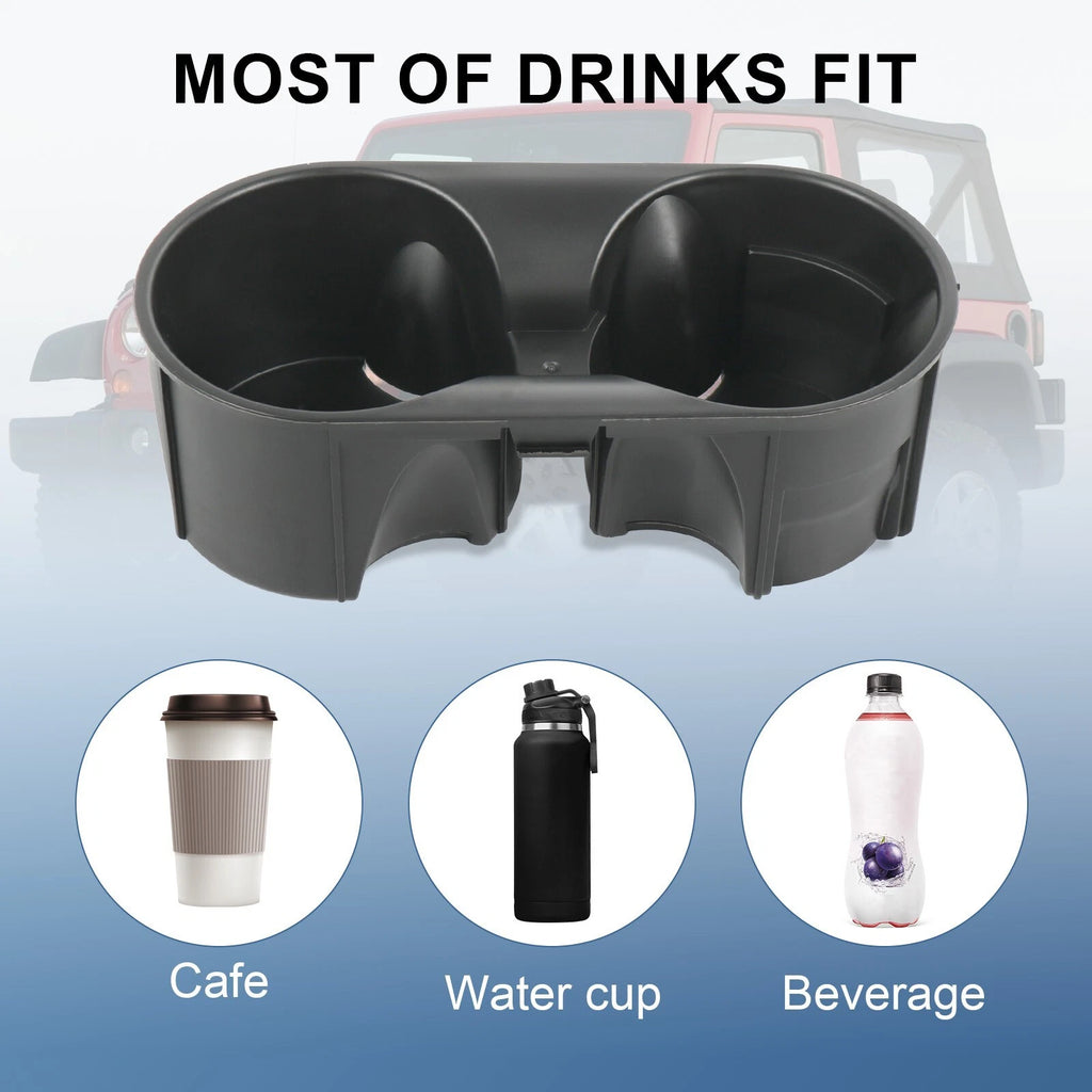 Front Console Cup Holder for Jeep Wrangler (2007-2010)