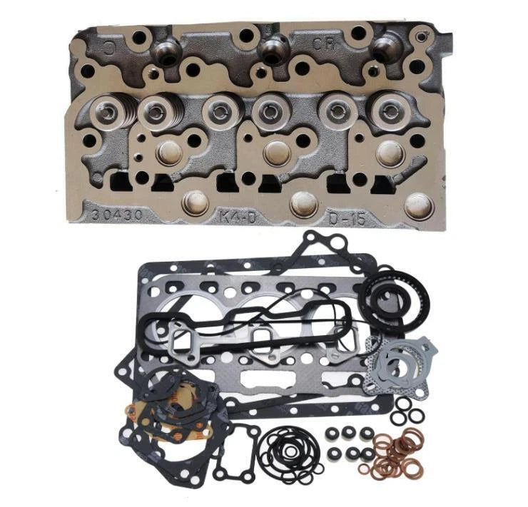 D1403 Complete Cylinder Head with Full Gasket for Kubota L2800-DHV L2800F L2800DT (2004–2008)