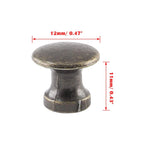 12Pc Vintage Pull Handle Knob Set for Cabinet Drawer Door Wardrobe