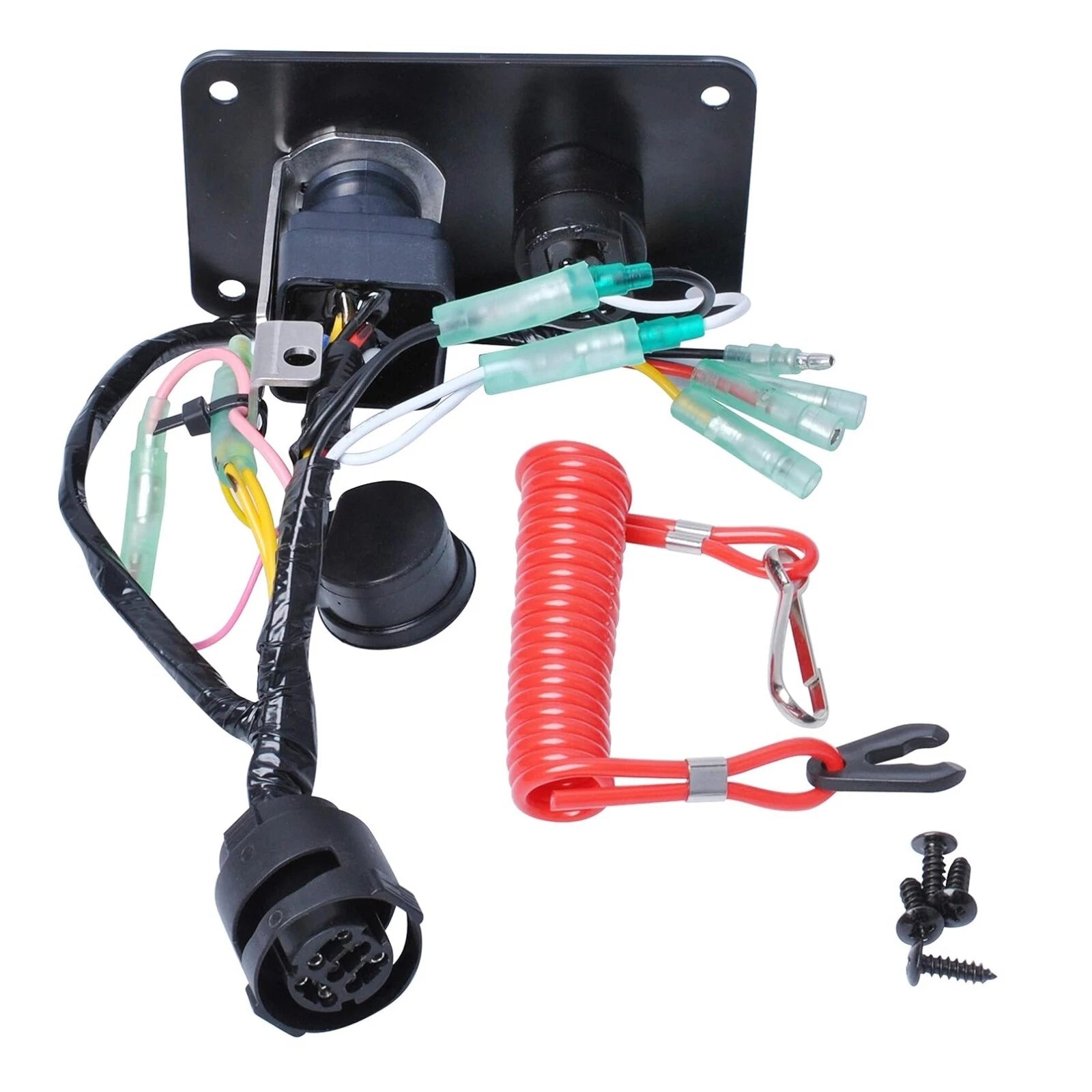 Single Engine Key Switch Panel with Lanyard for Yamaha (704-82570-12-00)