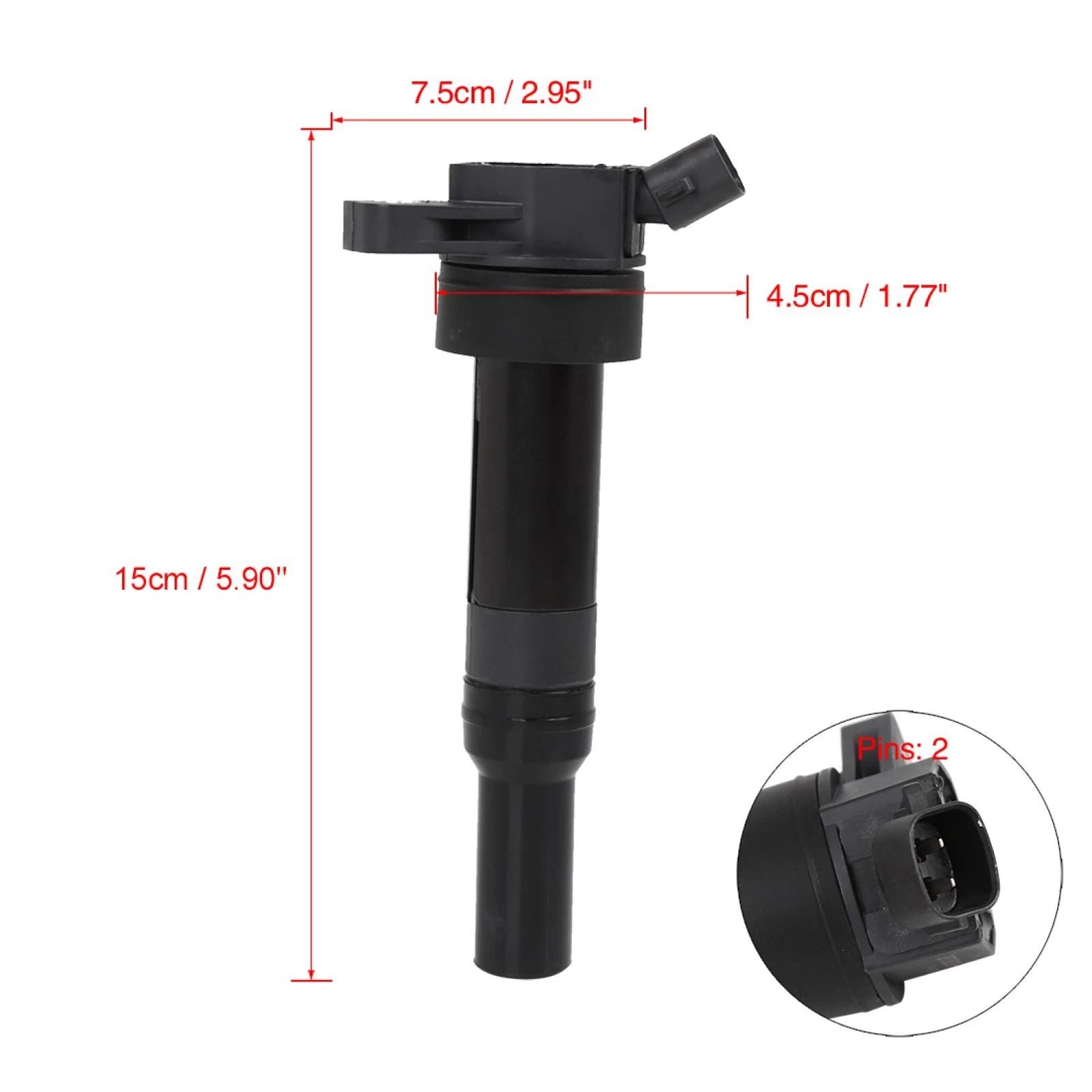 Ignition Coil 273002E000 for Hyundai Elantra GT Tucson, Kia Forte, Forte5, Soul (2013–2020)