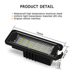 2X CANbus LED License Plate Lights for VW GTi Golf CC Rabbit (YYYY–YYYY)