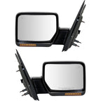 Power Mirror Set of 2 for Ford F-150 (2007–2008) Power Folding Heated Chrome