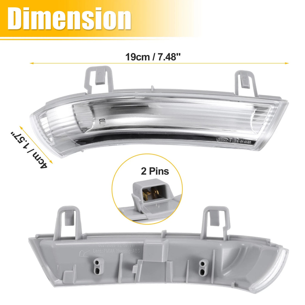 LED Turn Signal Indicator Light for Volkswagen Eos (2007–2008)