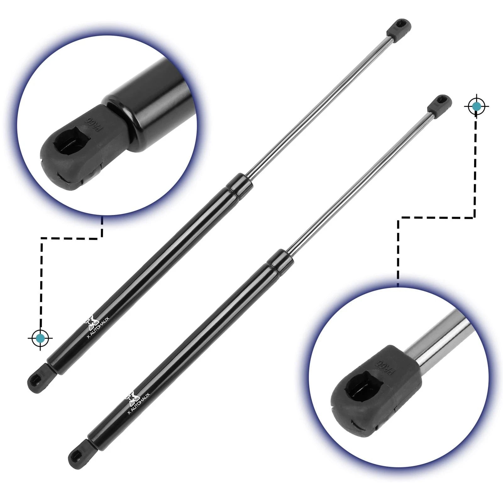 2X Rear Trunk Lift Supports Struts SG202004 for Hyundai Tiburon (2003–2008)