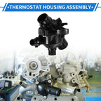 Engine Coolant Thermostat Housing Assembly for BMW 328i xDrive (2009–2013), Z4 (2006–2016)