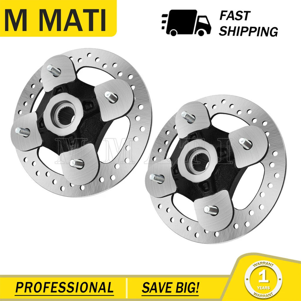 2 Front/Rear Wheel Hub & Rotor Studs Kit for Polaris RZR XP 4 1000 (2014–2022)