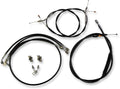 Handlebar Cable/Brake Line Kit for LA Choppers (12" - 14" Ape Hanger)
