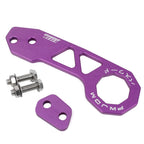 Universal Purple Aluminum Alloy Racing Tow Hook for All Cars