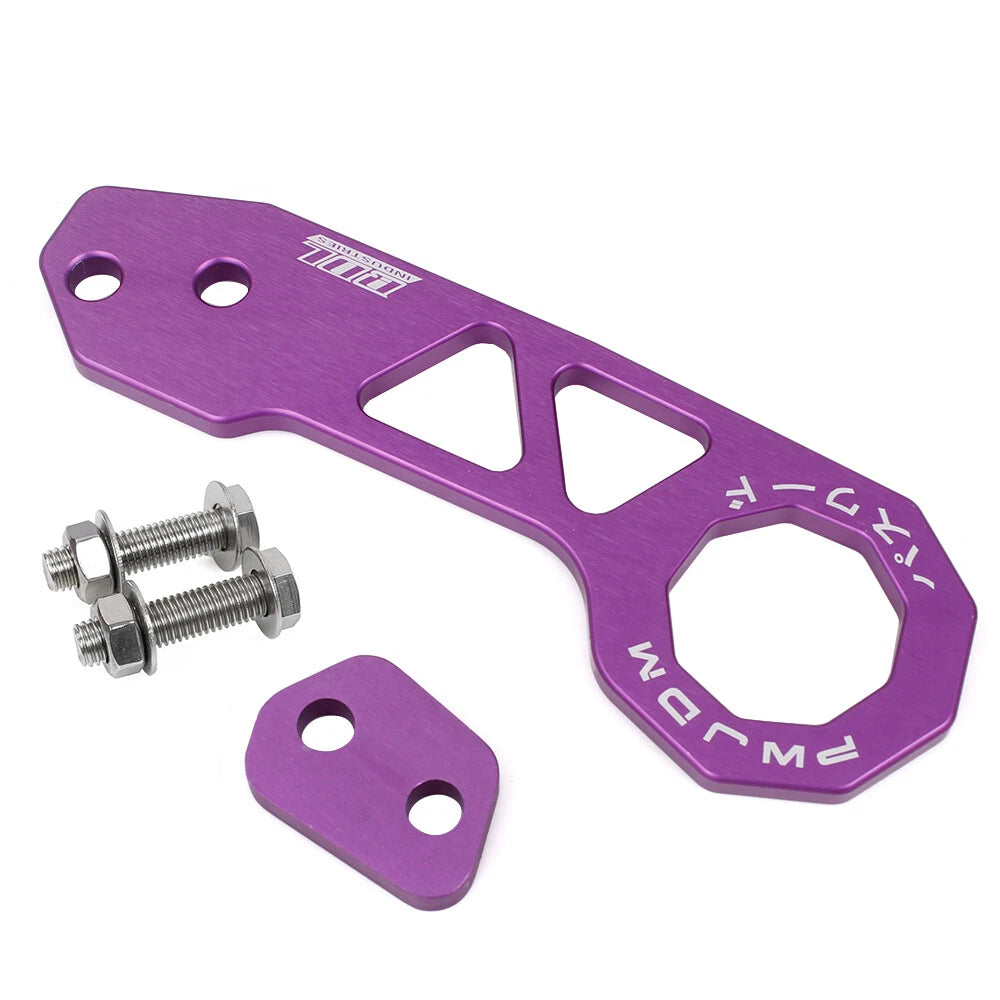 Universal Purple Aluminum Alloy Racing Tow Hook for All Cars