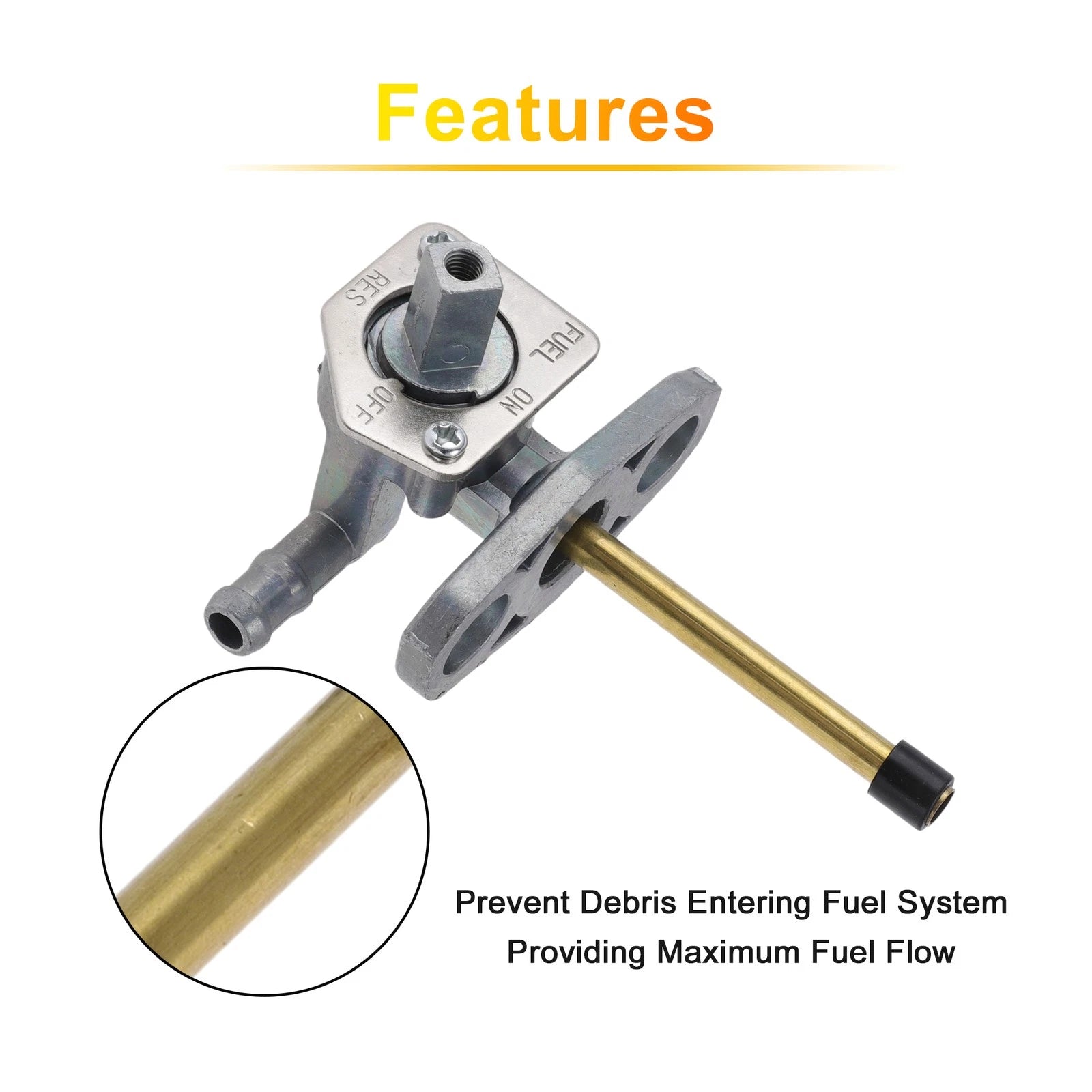 Fuel Valve Petcock Gas Tank Switch for Honda Foreman 450 (2000–2004)