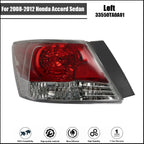 Tail Light Assembly for Honda Accord Sedan (2008â2012) Left Rear