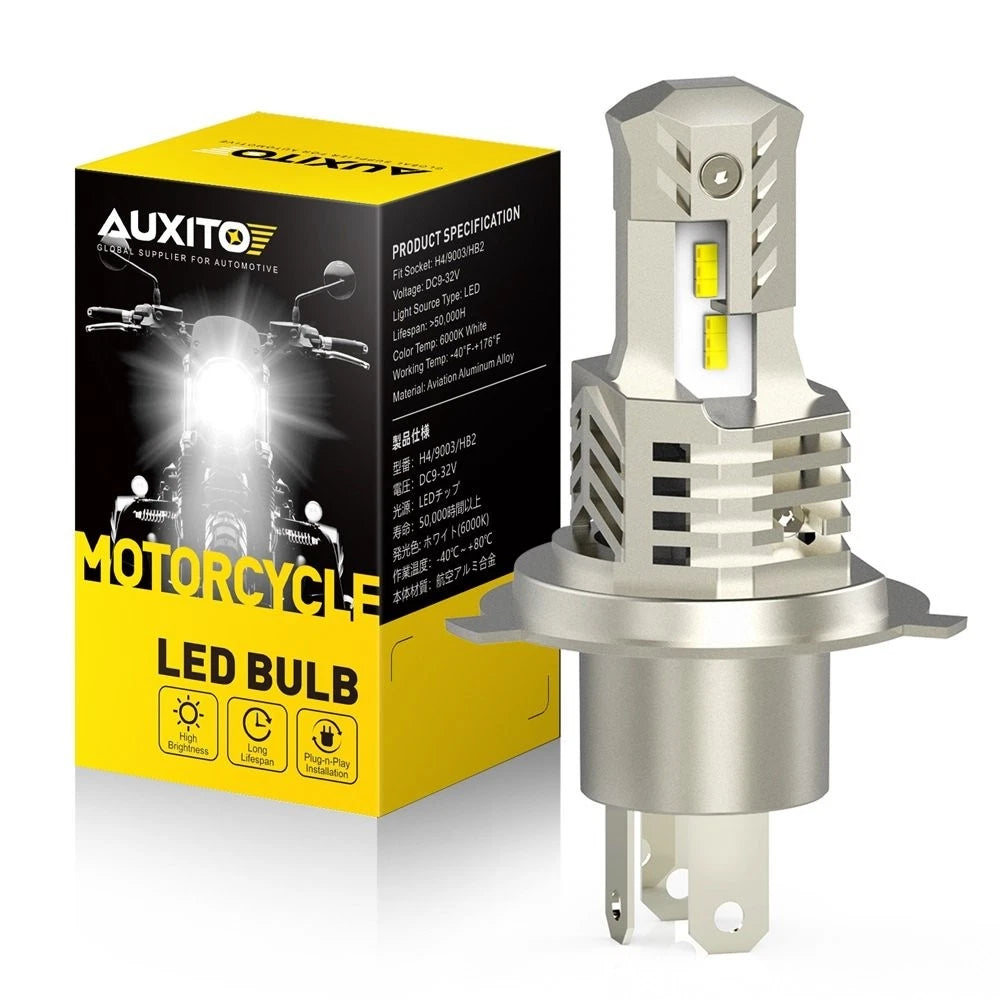 H4 9003 LED Headlight Bulb for Motorcycle (High/Low Beam)