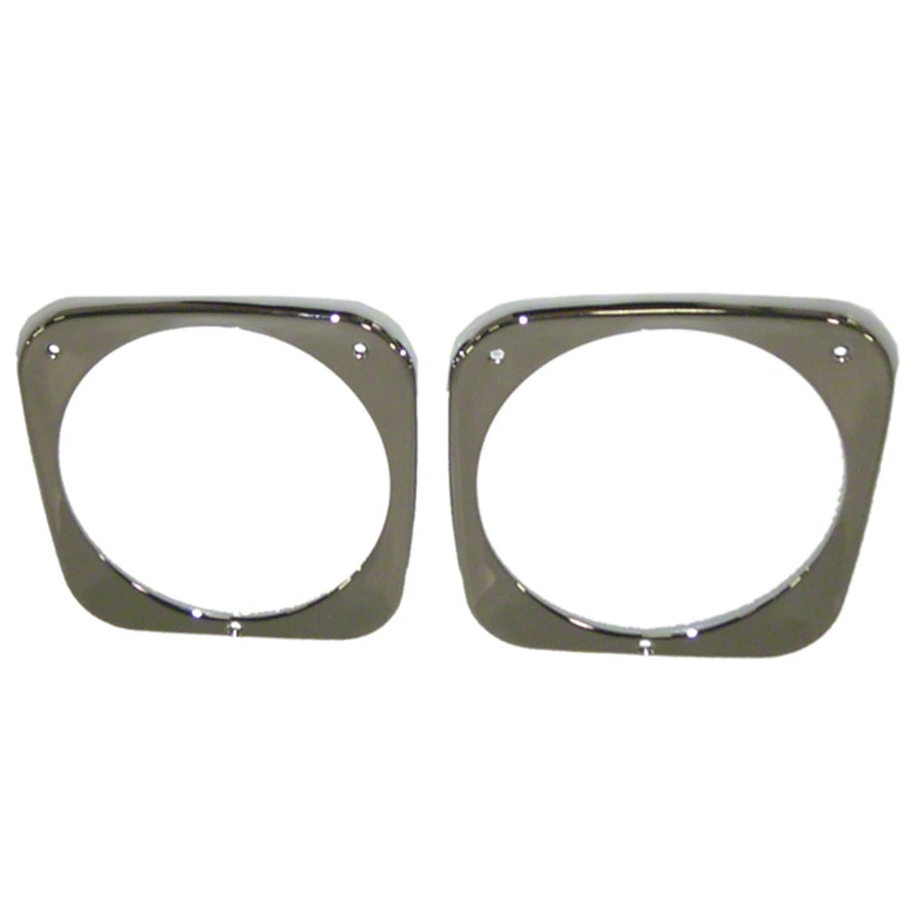 Headlight Bezels Replacement Chrome Pair for Ford Escape (2013–2019)