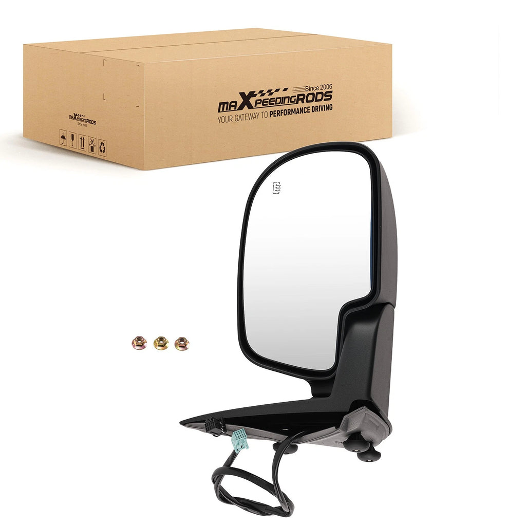 Right Side Mirror for Chevy Silverado/GMC Sierra (2003–2007) Power Heated Black