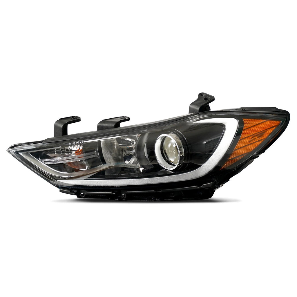 Halogen Headlight for Hyundai Elantra (2017–2018) Left, w/o LED DRL