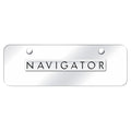 Chrome Name on Chrome Mini Plate - Officially Licensed for Lincoln Navigator