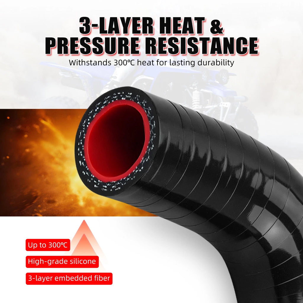 Silicone Radiator Hoses Kit for Yamaha Banshee 350 (1987–2006)