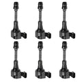 6X Ignition Coil + 6X Spark Plug Set for Infiniti 350Z FX35 G35 M35 (2003–2008)