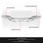 Chrome Front Bumper Facebar for GMC Sierra 1500 (2003–2007)