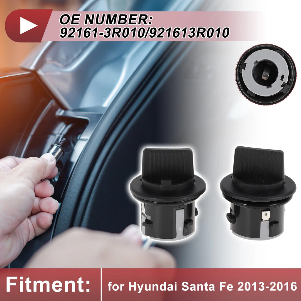 Front Turn Signal Light Socket for Hyundai Santa Fe (2013–2018) No. 92161-3R010