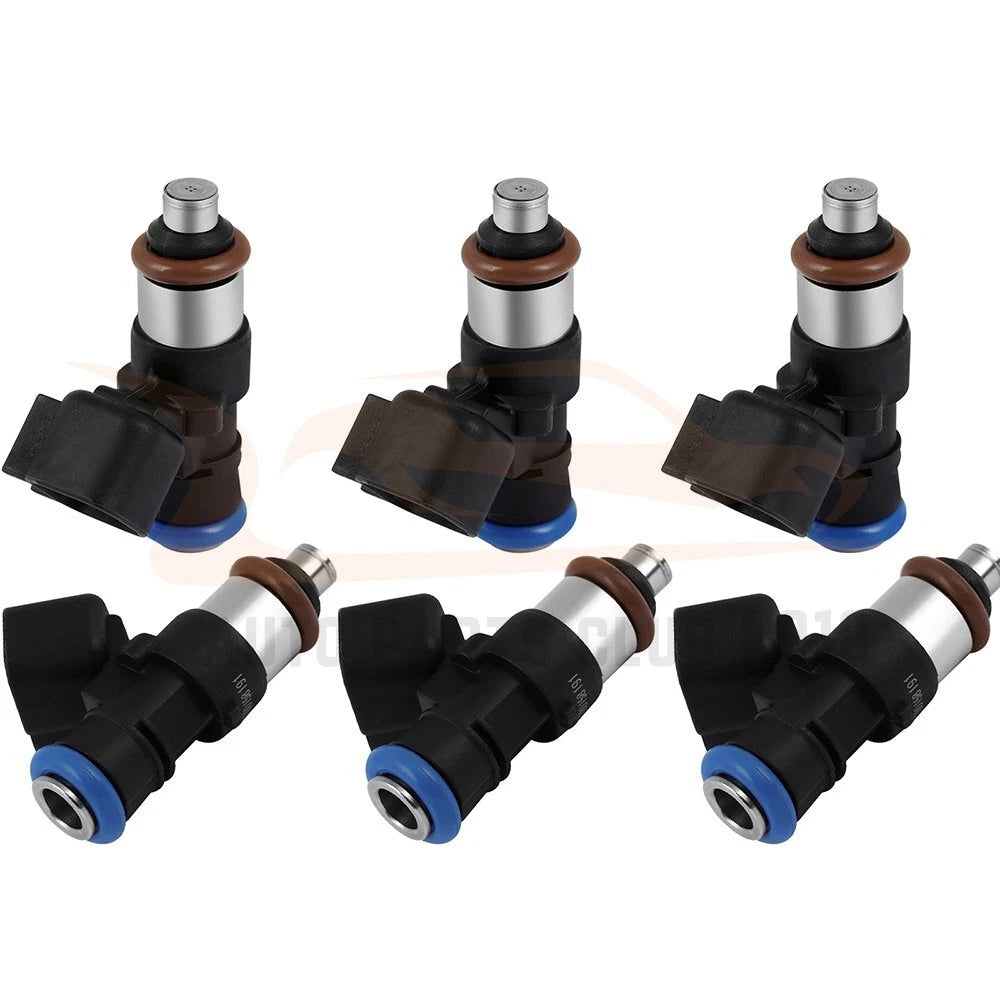 Set of 6 Fuel Injectors for Ford F-150, Explorer, Mustang