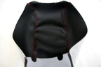 Leather Synthetic Console Armrest Cover for Dodge Journey (2011–2020) Red Stitch