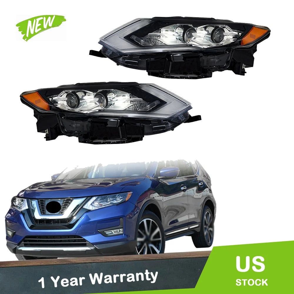LED Headlight Assembly for Nissan Rogue (2017–2020)