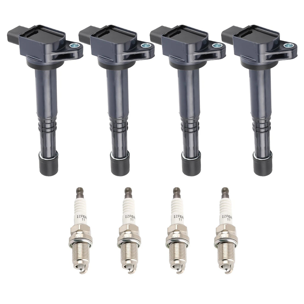 Ignition Coil Spark Plug Set for Acura CSX, Honda Civic 2.0L (2006–2011)