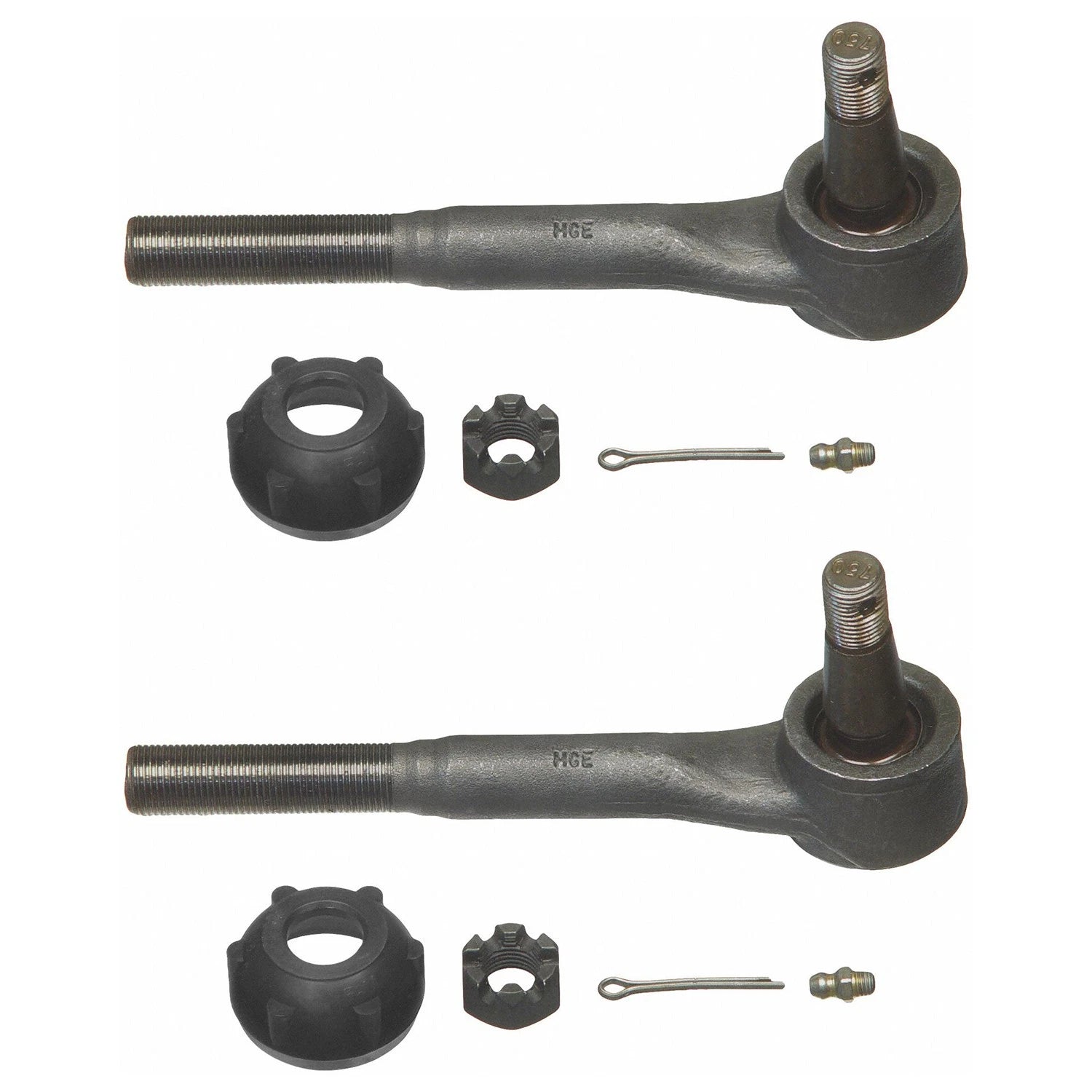 2X Front Outer Steering Tie Rod End Kit for C20 Suburban C2500 Suburban (1992–1999)