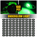 100X Green LED Rock Light for Car SUV Jeep Truck UTV