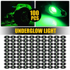 100X Green LED Rock Light for Car SUV Jeep Truck UTV