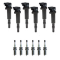 Set of 6 Ignition Coils & NGK Platinum Spark Plugs for BMW 328i 328xi (2007–2013)