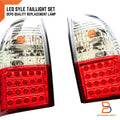 DEPO LED Tail Lights for Mitsubishi Triton MK Ute 1995-2004 Clear