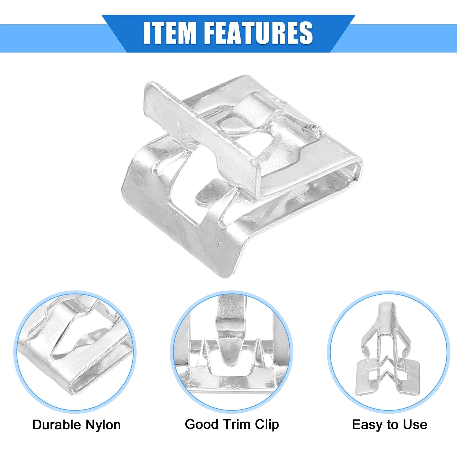 30 Pcs Lift Gate Trim Panel Clips for Buick Cascada (2016–2019)