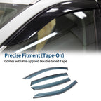 Set of 4 Car Window Deflectors for Chevrolet Malibu (2016–2024)