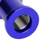 J2 Universal Aluminum Shift Knob Blue Goblet Style w/ Thread Adapters