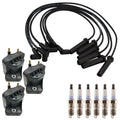 Set of 3 Ignition Coils & 6 Iridium Spark Plugs for Alero V6 (2000–2004)
