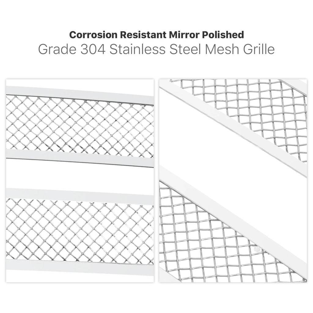 Stainless Chrome Mesh Grille for Chevy Silverado 1500/2500 (1999-2002)