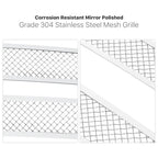 Stainless Chrome Mesh Grille for Chevy Silverado 1500/2500 (1999-2002)