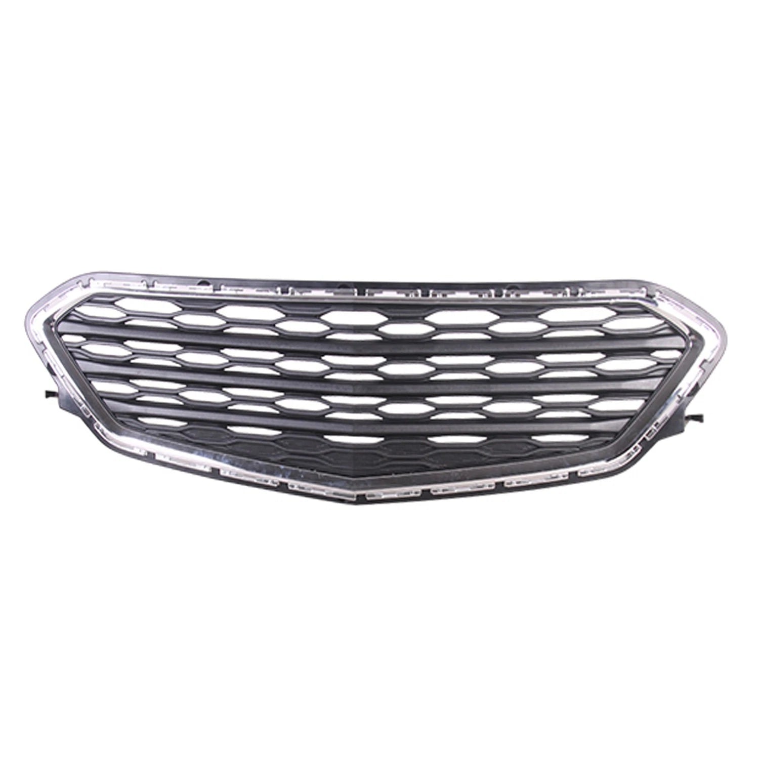 Front Lower Grille Replacement Black Chrome for Toyota Hilux (2016–2020)