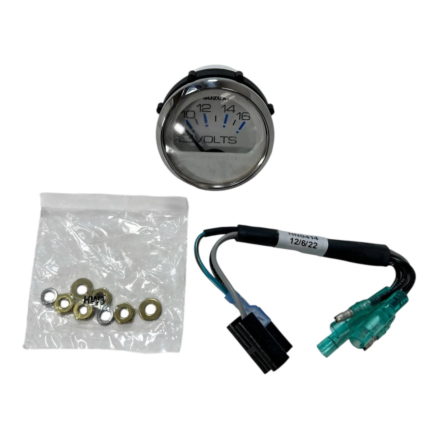 Marine White Volt Meter Gauge for Suzuki (990C0-80106)