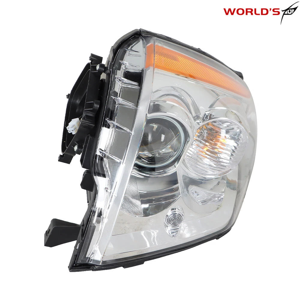 Right Headlight for Cadillac DTS (2008–2011) HID Chrome Housing Clear Lens